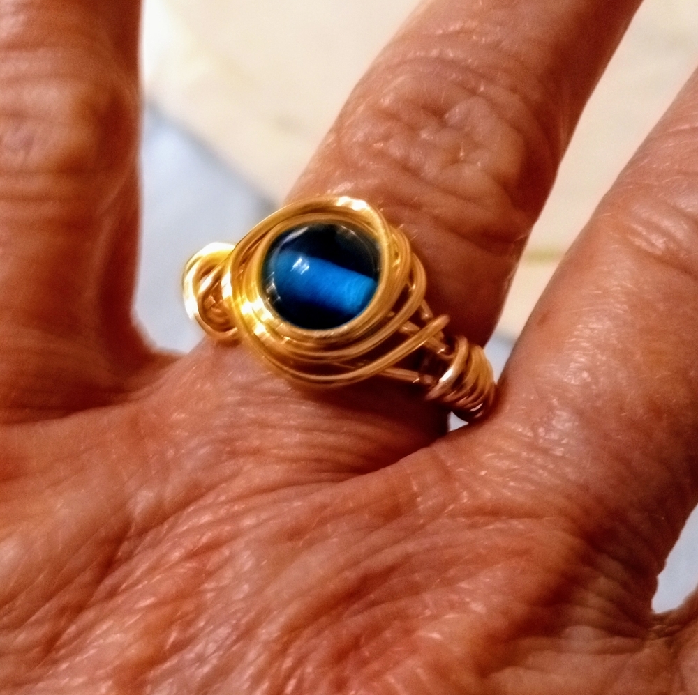 Wire wrapped ring